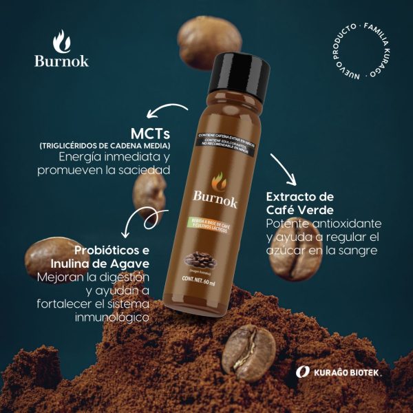 BURNOK Bebida Concentrada de Café Six-Pack