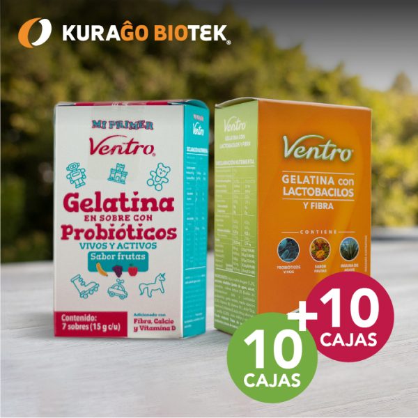 Paquete Mixto 10 CAJAS Ventro + 10 CAJAS Mi Primer Ventro